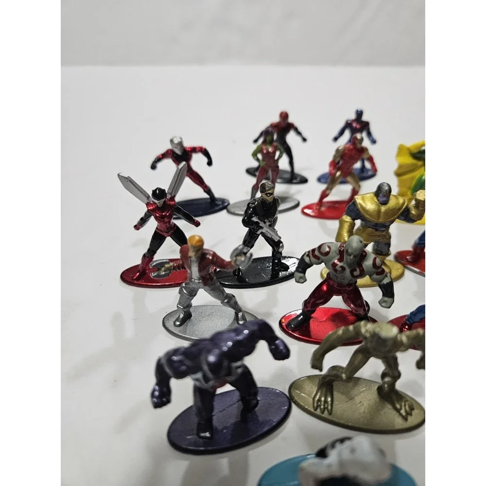 Jada Toys Marvel Nano Metalfigs MiniFigures DieCast Metal Lot Of‎ 20 Figures
